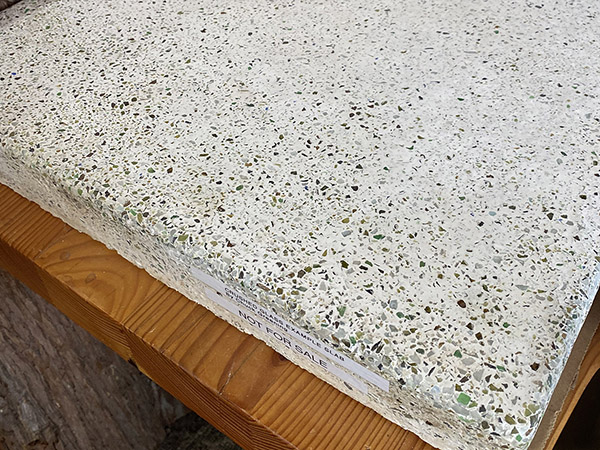 Glass Paver and White Cement