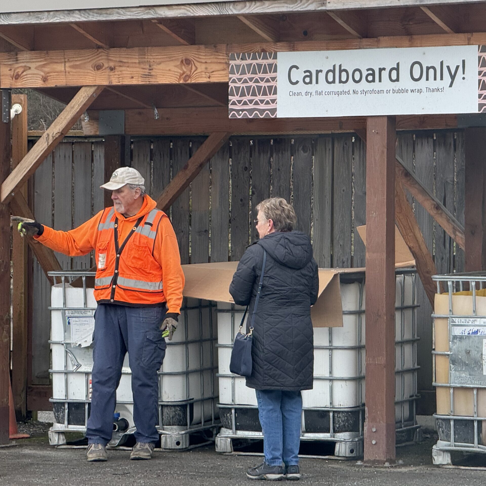 Recycling on Orcas Island